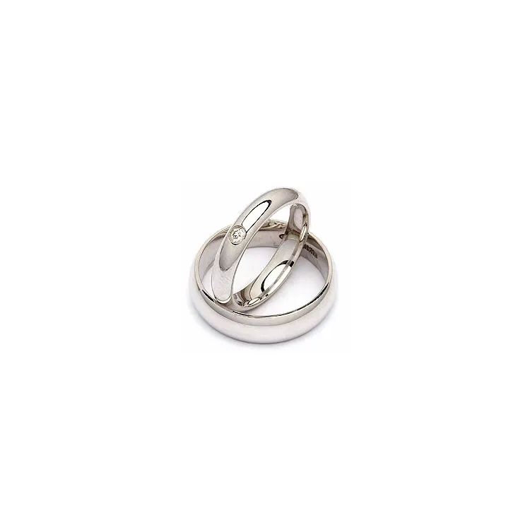 Vigselsringar i silver 0,05 ct