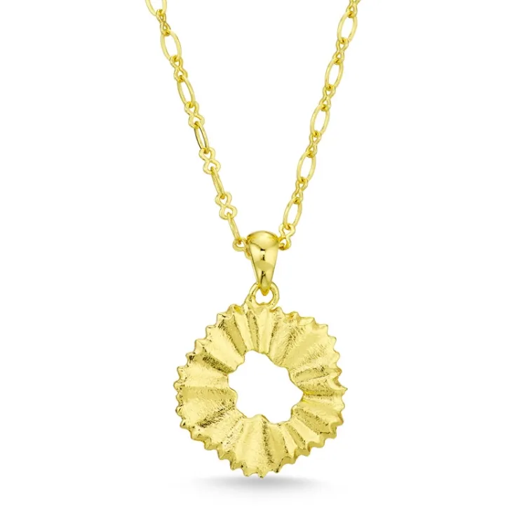 blommor halsband i förgylld mässing - Eliné