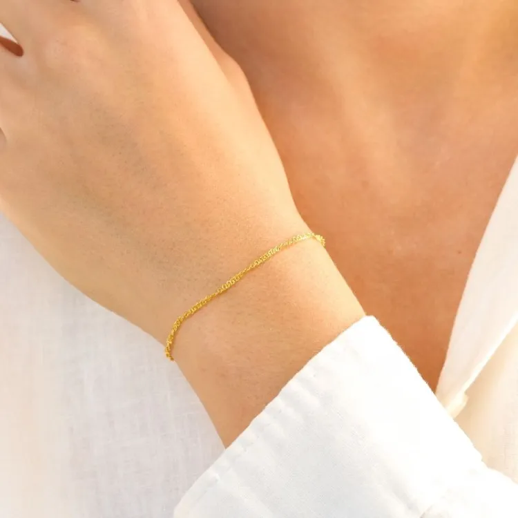 armband i förgylld mässing  x 1,7 mm  - Eliné