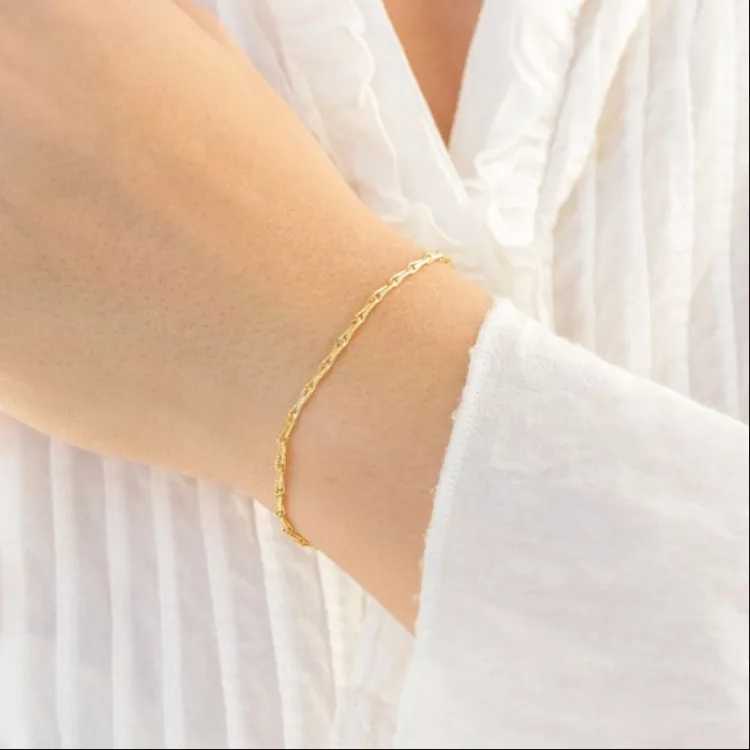 armband i förgylld mässing  x 2,0 mm  - Eliné