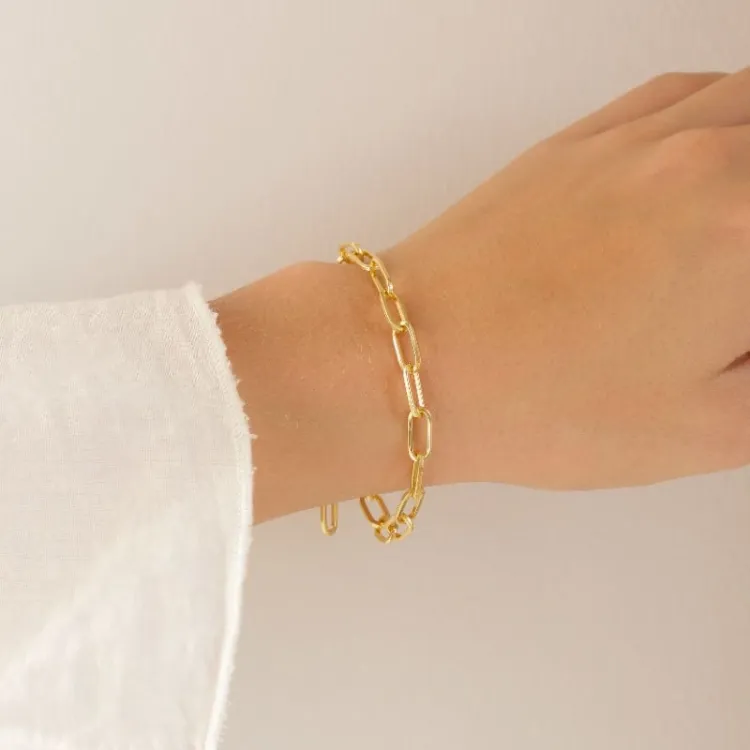 armband i förgylld mässing - Eliné