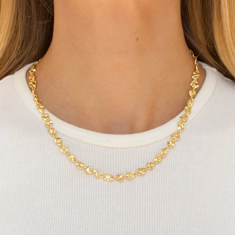 halsband i förgylld mässing - Eliné