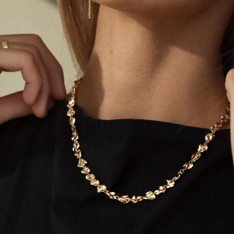 halsband i förgylld mässing - Eliné