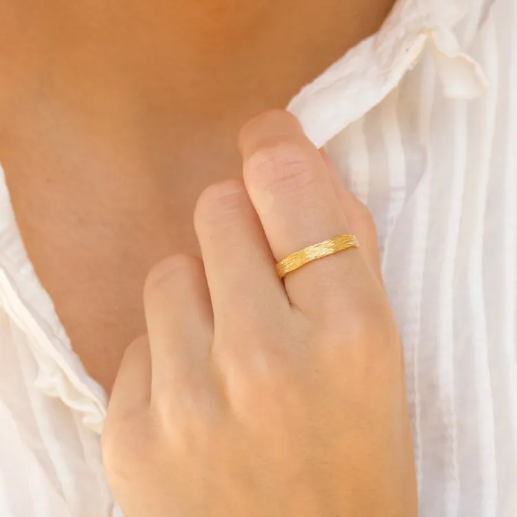 ring i förgylld mässing - Eliné