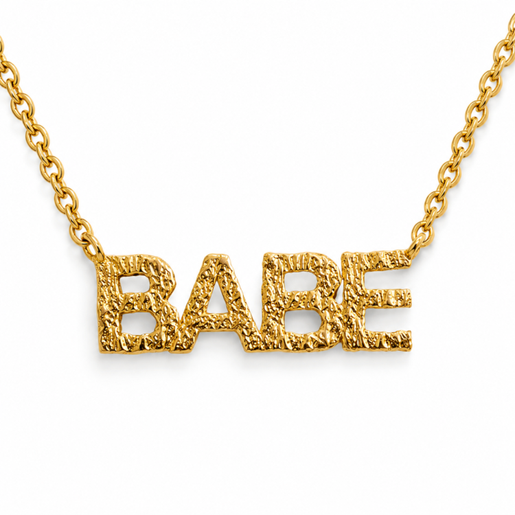 babe halsband i förgylld mässing - Eliné
