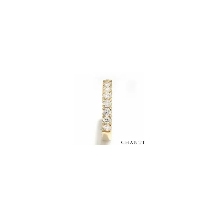 Elegant briljant vigselsring i 14  karat guld 0,07 ct