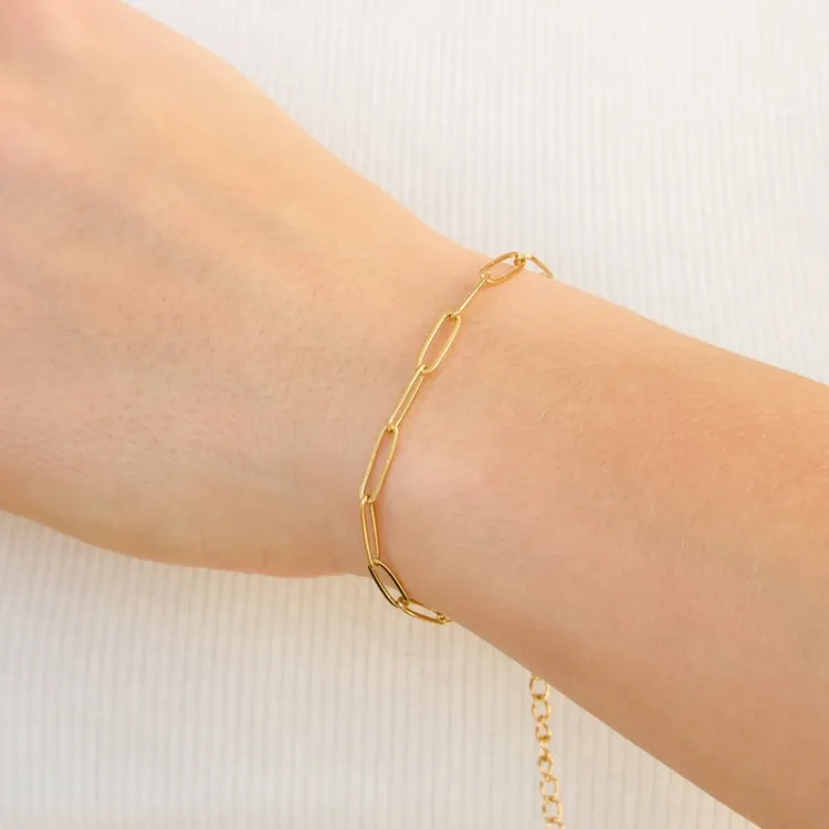 vattentät armband i förgyllt stål  x 3 mm  - OCEANA