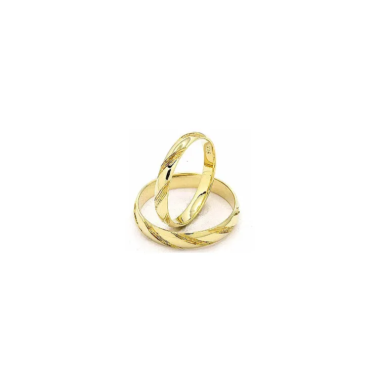 Vigselsringar i 14  karat guld - set