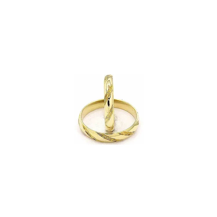 Vigselsringar i 14  karat guld - set