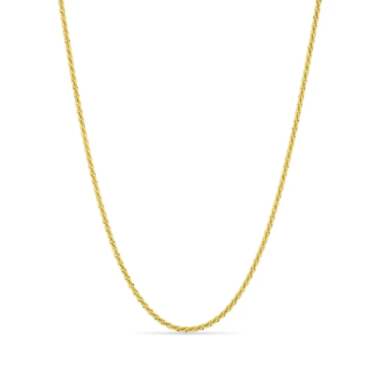 vattentät halsband i förgyllt stål 40 + 5 cm x 2 mm  - OCEANA