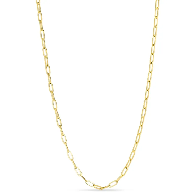 vattentät halsband i förgyllt stål 45 cm x 2 mm  - OCEANA