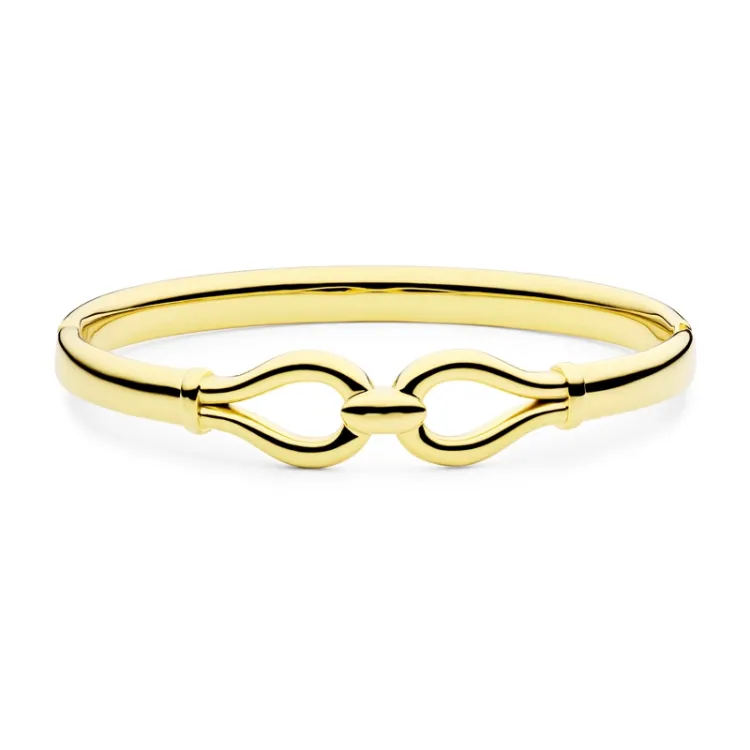 vattentät infinity armring i förgyllt stål - OCEANA