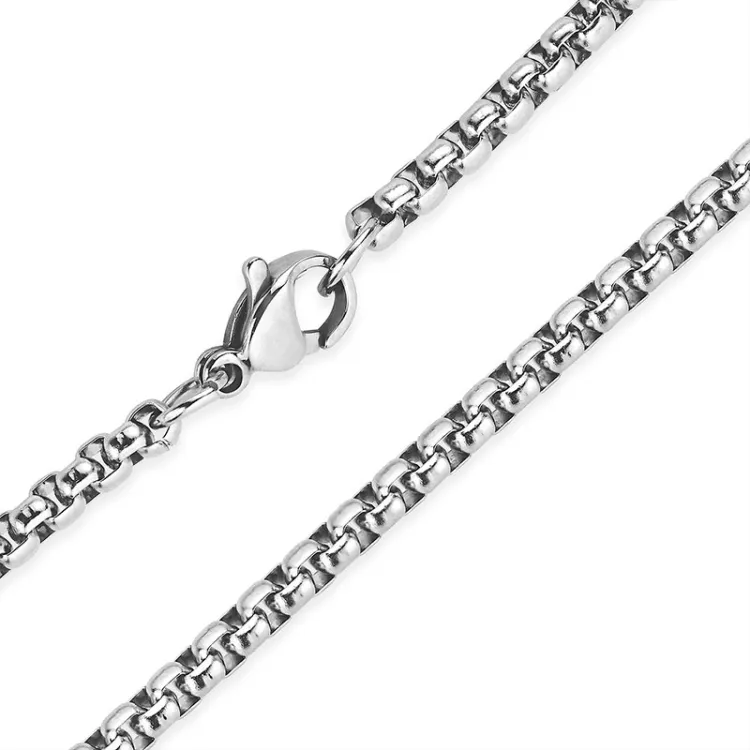 vattentät halsband i stål 60 cm x 3 mm  - OCEANA