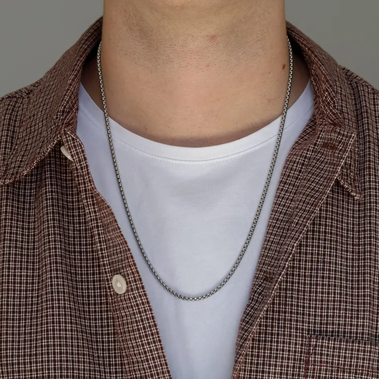vattentät halsband i stål 60 cm x 3 mm  - OCEANA