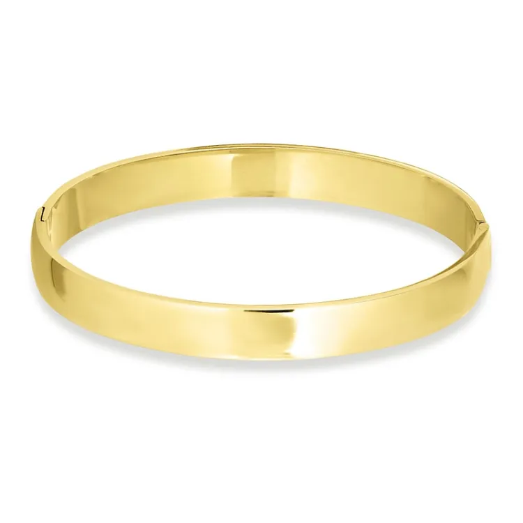 vattentät 8 mm armring i förgyllt stål  x 8 mm  - OCEANA