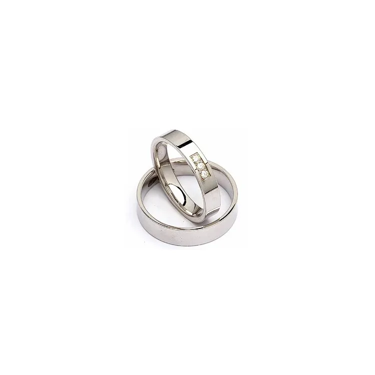 Vigselsringar i silver 0,060 ct