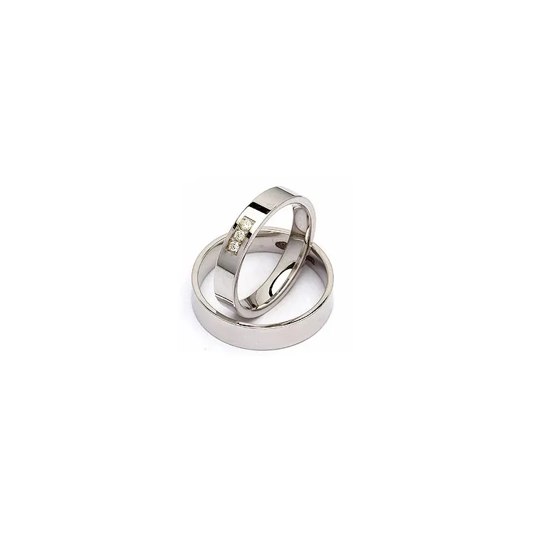Vigselsringar i silver 0,060 ct