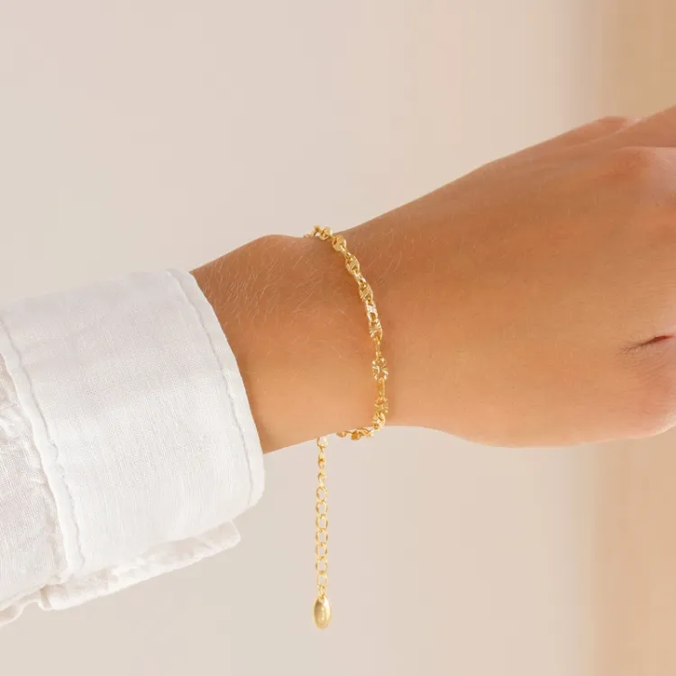 vattentät armband i förgyllt stål - OCEANA