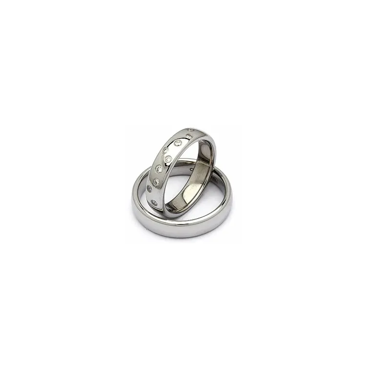 Vigselsringar i stål 0,126 ct