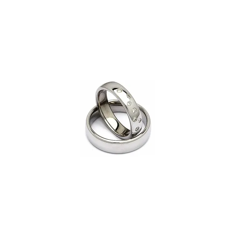 Vigselsringar i stål 0,126 ct