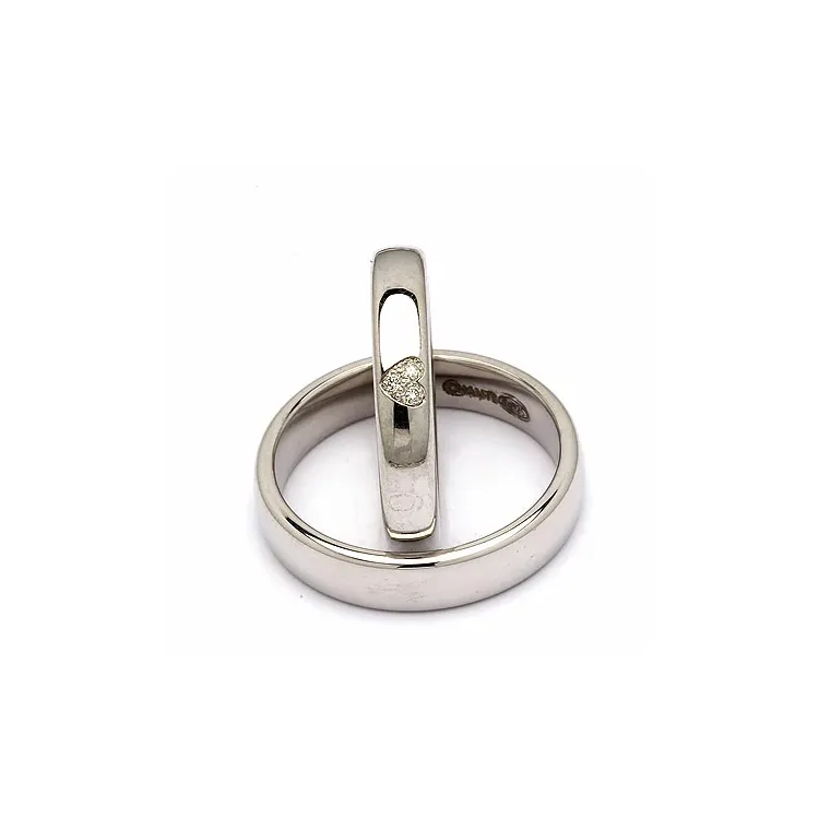 Vigselsringar i silver 0,03 ct