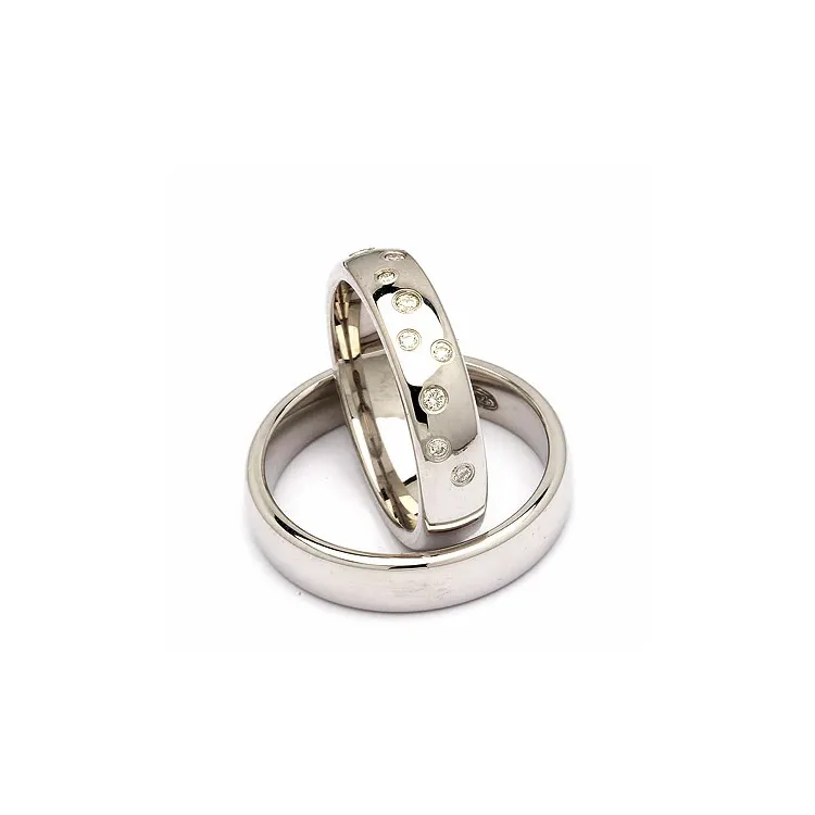 Vigselsringar i silver 0,126 ct