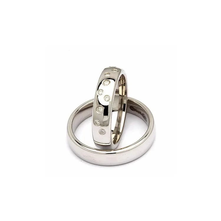 Vigselsringar i silver 0,126 ct