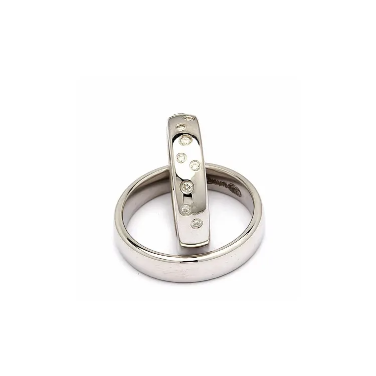 Vigselsringar i silver 0,126 ct