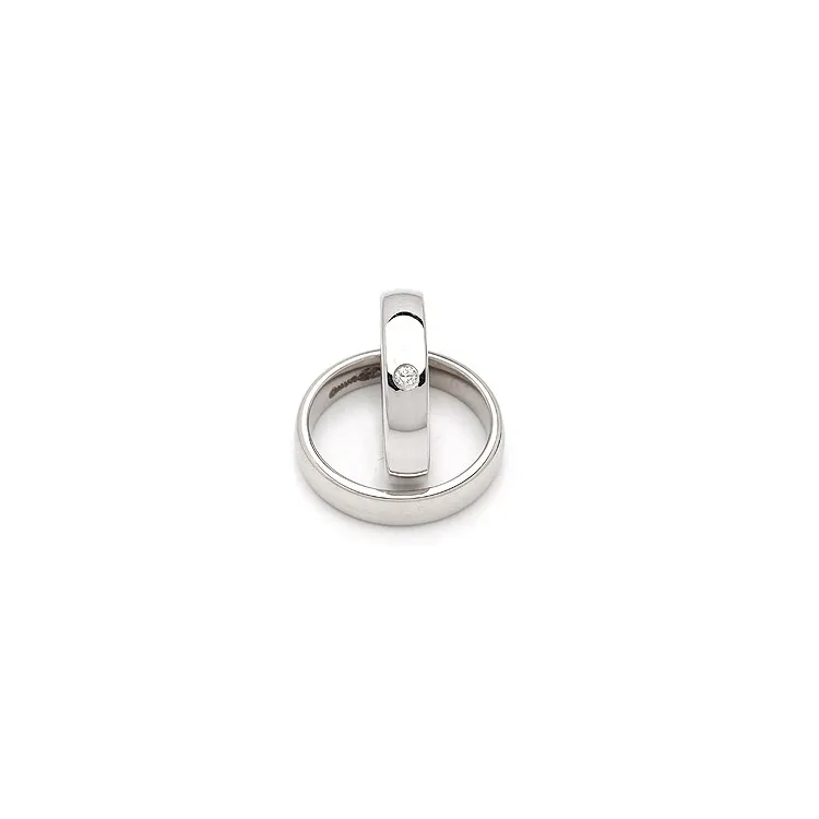 Vigselsringar i silver 0,05 ct