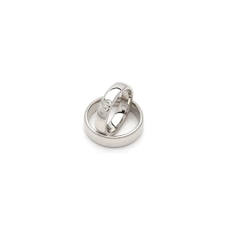 Vigselsringar i silver 0,075 ct