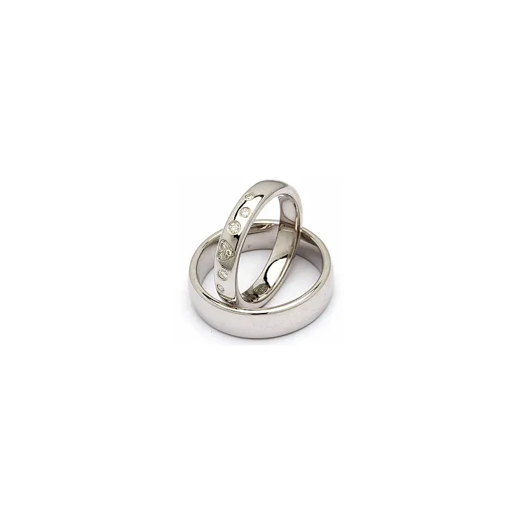 Vigselsringar i silver 0,13 ct