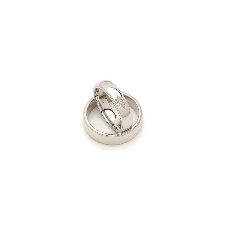 Vigselsringar i silver 0,020 ct