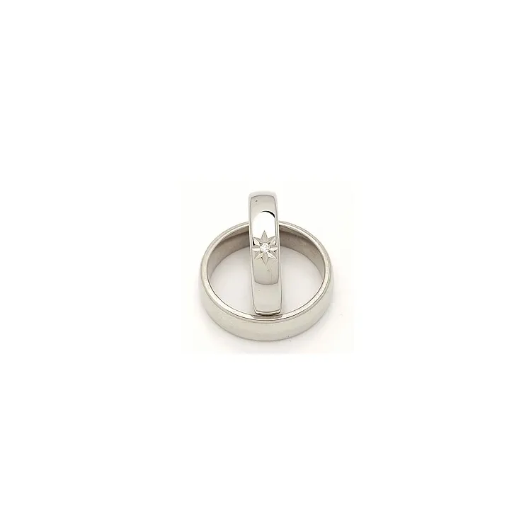 Vigselsringar i silver 0,020 ct