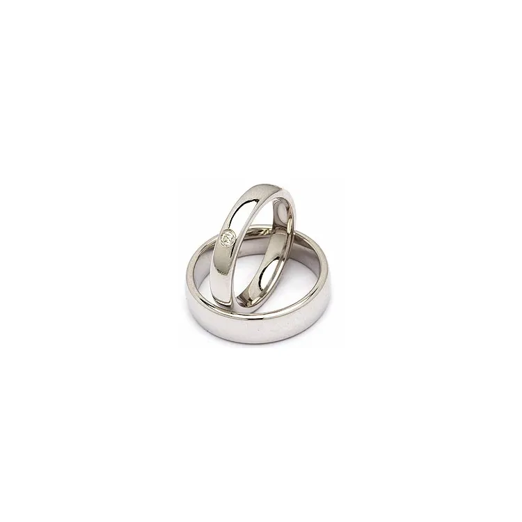 Vigselsringar i silver 0,05 ct