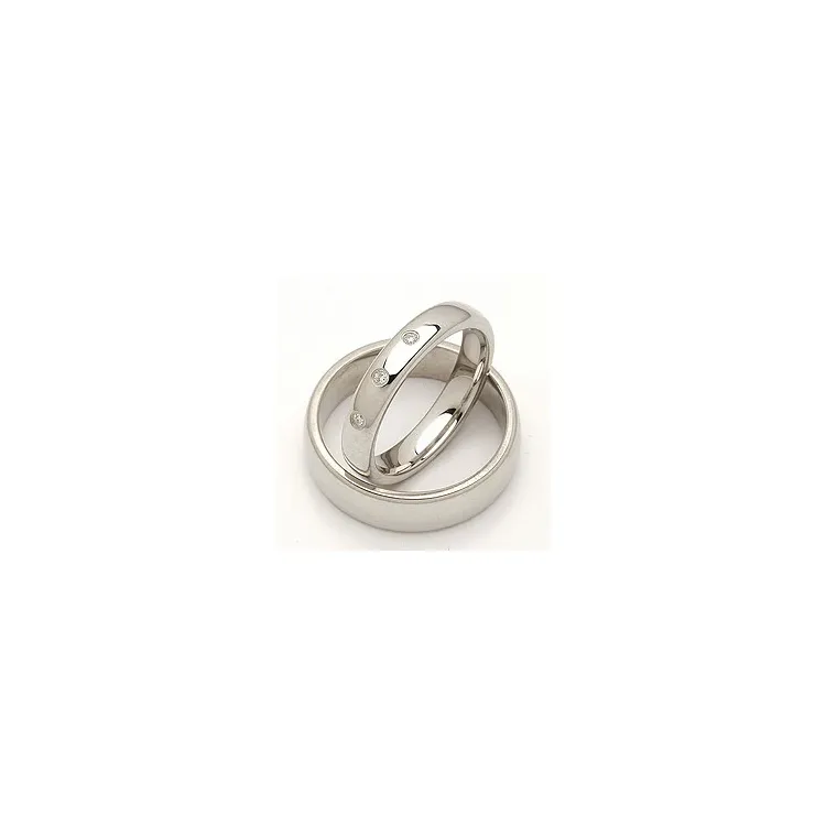Vigselsringar i silver 0,045 ct