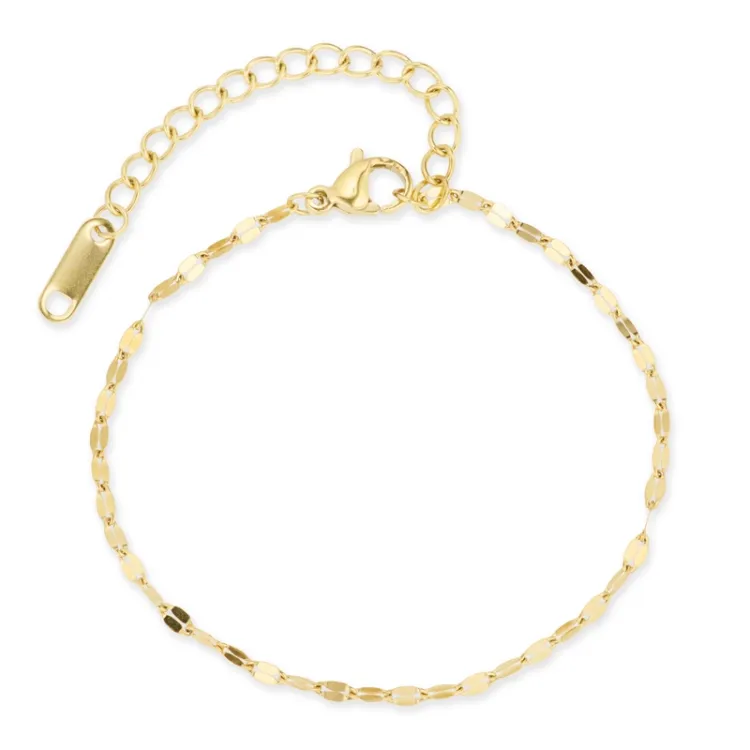vattentät armband i förgyllt stål  x 2 mm  - OCEANA