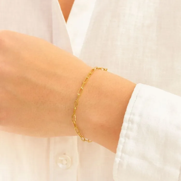 vattentät armband i förgyllt stål  x 2,7 mm  - OCEANA