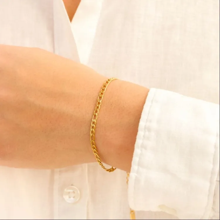 vattentät armband i förgyllt stål  x 3 mm  - OCEANA