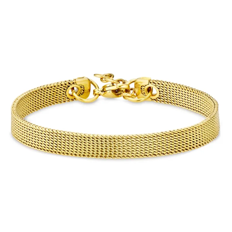 vattentät armband i förgyllt stål  x 6 mm  - OCEANA