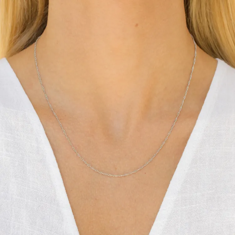 vattentät singapore halsband i stål  x 1,5 mm  - OCEANA