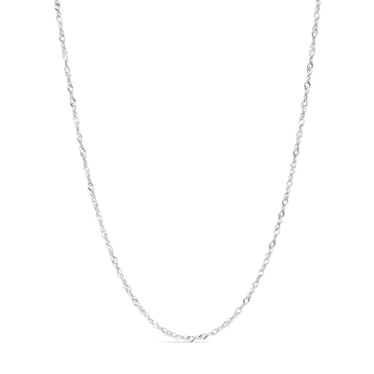 vattentät singapore halsband i stål  x 2,0 mm  - OCEANA