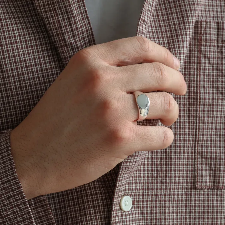 vattentät oval ring i stål
