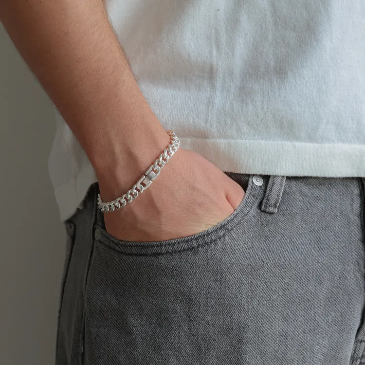 vattentät armband i stål  x 7,0 mm 