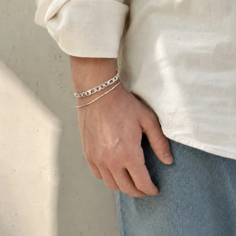 vattentät armband i stål  x 1,5 mm 