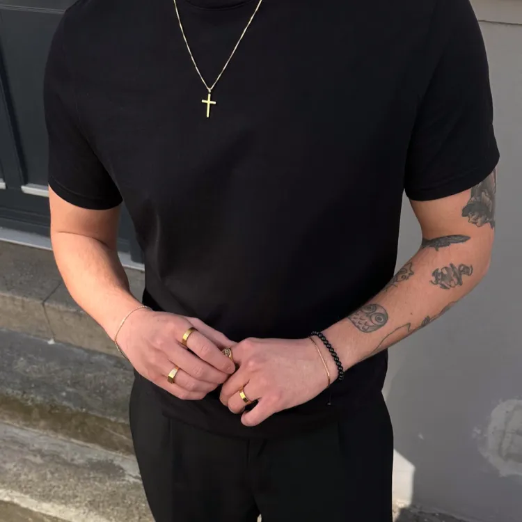 vattentät onyx armband i stål