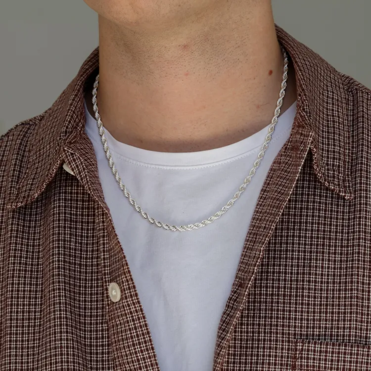 vattentät halsband i stål  x 4,0 mm 