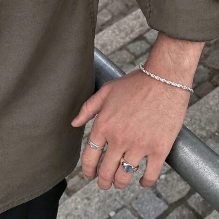 vattentät armband i stål  x 3,50 mm 