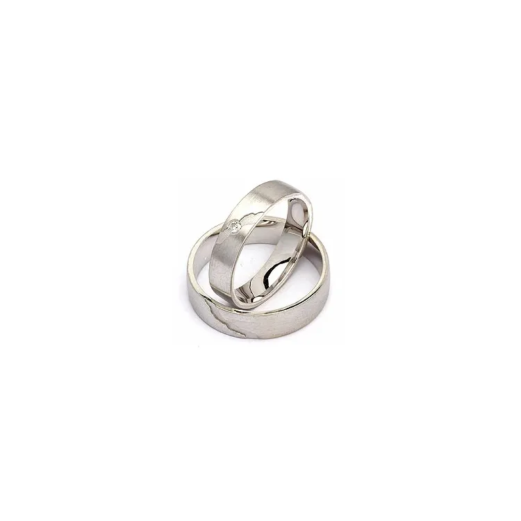 Vigselsringar i silver 0,035 ct