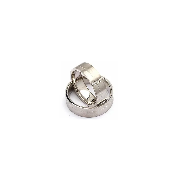 Vigselsringar i silver 0,09 ct