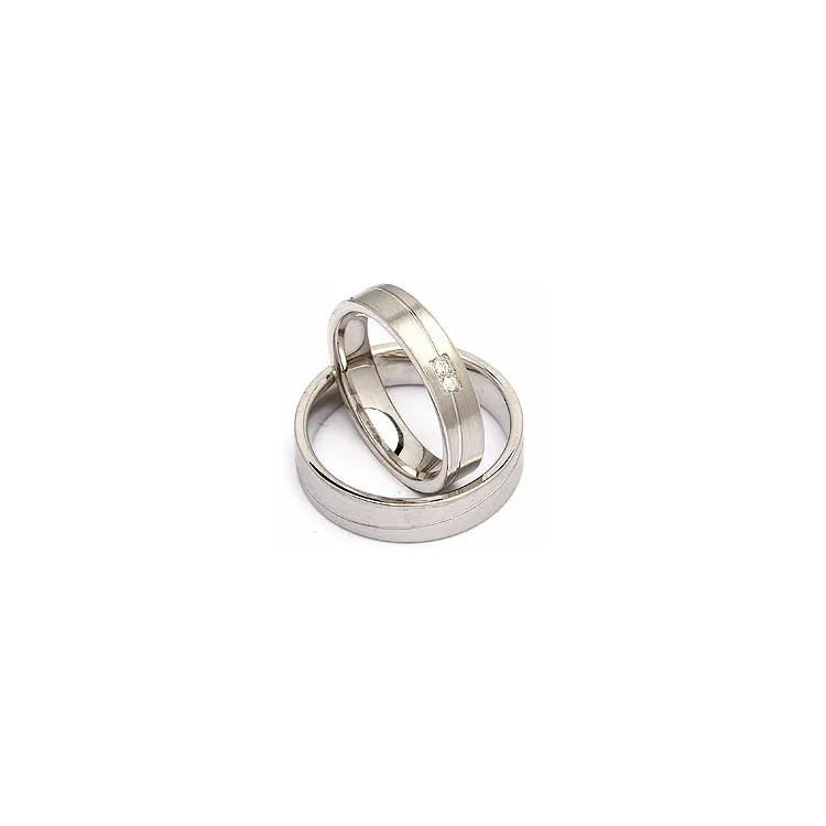 Vigselsringar i silver 0,030 ct